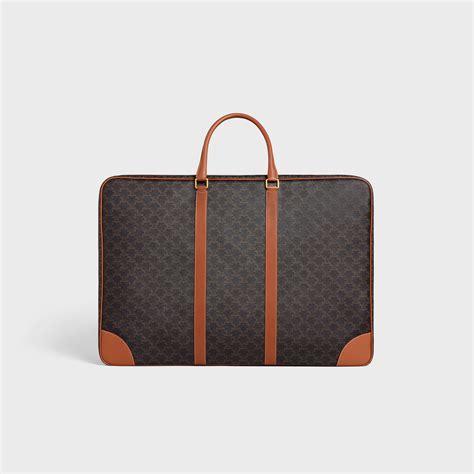 Soft Luggage 70 in Triomphe Canvas and Calfskin 